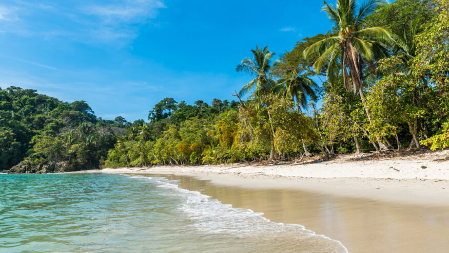 Manuel Antonio, National Park in Costa Rica - beautiful tropical beach at pacific coast