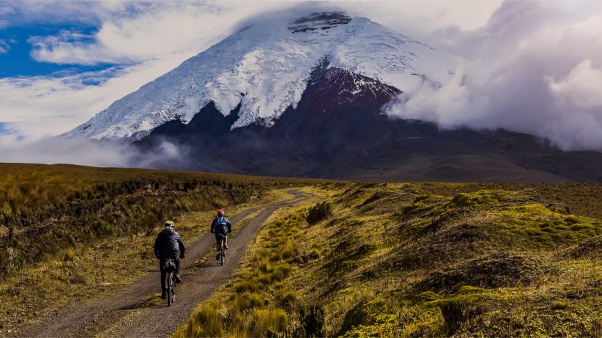 Mountain biking in Ecuador