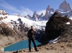 Gabri at Laguna de los Tres