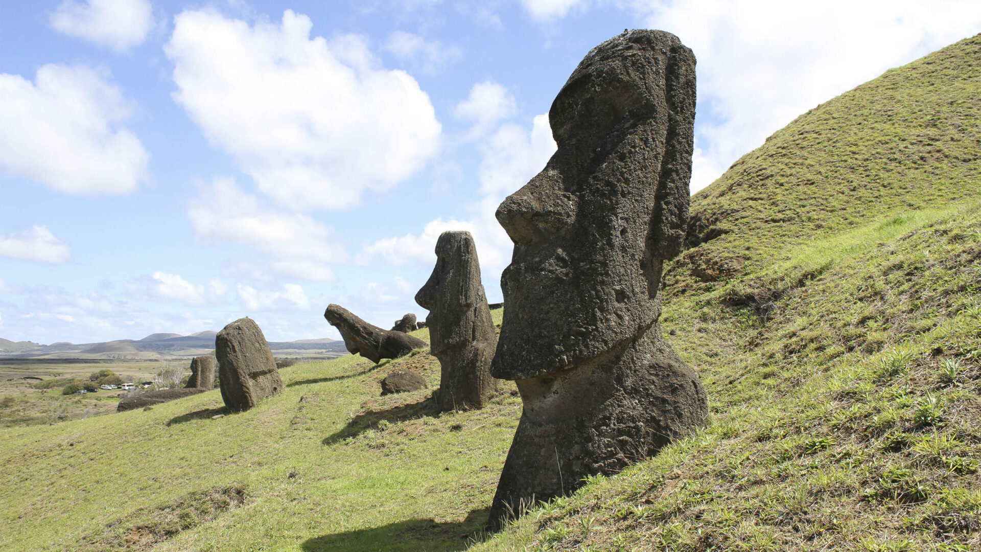 off the beaten path travel destinations: Moai Statues in Easter Island, Chile