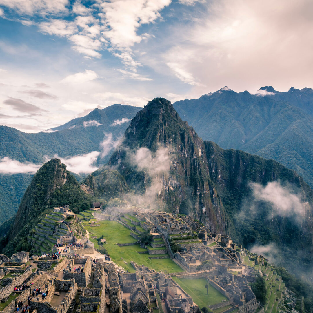 View of Machu Picchu Peru